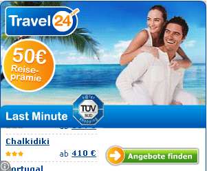 Travel24 => Reisegutscheine, Rabatte & Anbieter Bewertung ツ